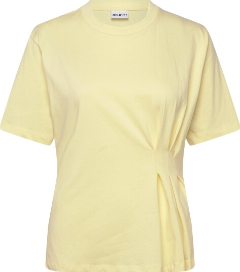 Object Objgima S/S Fitted Tee E Ss Fair 26   Yellow   XS