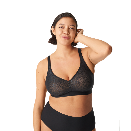 Chantelle BH C Magnifique Wirefree Support Bra Svart F 80 Dame Chantelle BH C Magnifique Wirefree Support Bra Svart F 80 Dame