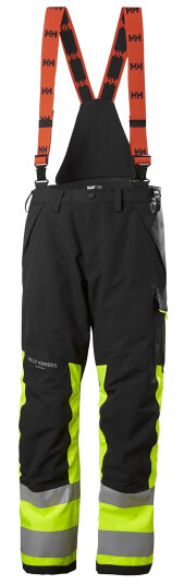 HH Workwear Workwear Helly Hansen Alna 2.0 Hi Vis Vanntett Skallbukse Med Seler Kl 1 C52