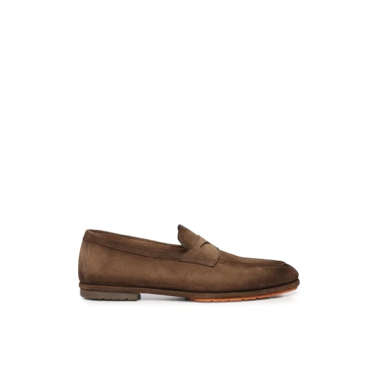 Santoni, Herre, Sko, Brun, 42 1/2 EU,