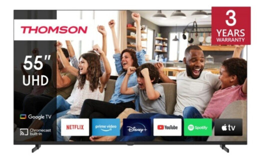 Thomson 55" UHD Google TV 55UG4S14 svart Thomson 55" UHD Google TV 55UG4S14 svart