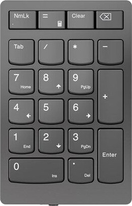 Lenovo Go Trådløs Numeric Keypad Ergonomisk Numpad Grå 2.4 GHz Lenovo Go Trådløs Numeric Keypad Ergonomisk Numpad Grå 2.4 GHz