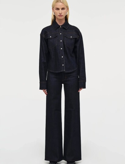 NEUW Eva Wide Resonate Raw Indigo Black 25 x 30 NEUW Eva Wide Resonate Raw Indigo Black 25 x 30
