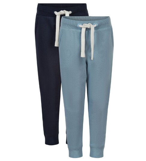 Minymo Basic 36 Sweat Pant 2 Pack Blue 110 Minymo Basic 36 Sweat Pant 2 Pack Blue 110
