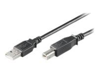MicroConnect USB 2.0 A-B Kabel 5 m - Svart