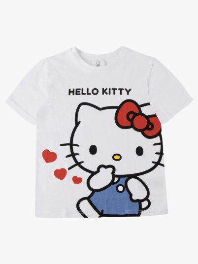Hello Kitty T skjorte Hvit 116 122