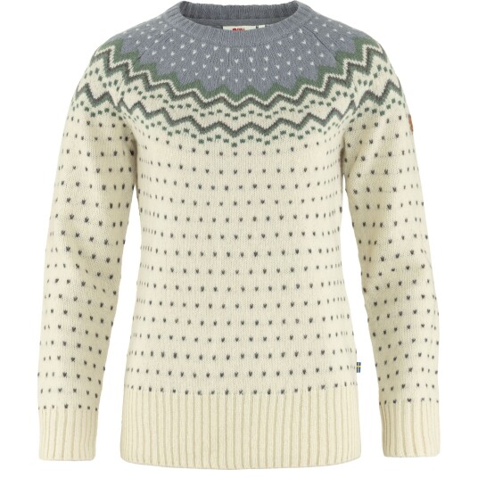 Fjellreven Övik Knit Sweater W Chalk White-flint Grey L