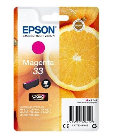 Epson 33 - Blekkpatron Rød