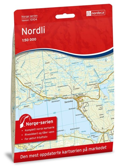 Ugland IT Nordeca Nordli Norge-serien 1:50 000 Turkart Ugland IT Nordeca Nordli Norge-serien 1:50 000 Turkart