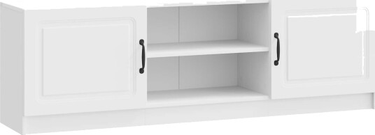 TV skap Høgglans hvit 150 x 31 x 47 cm Konstruert tre TV skap Høgglans hvit 150 x 31 x 47 cm Konstruert tre