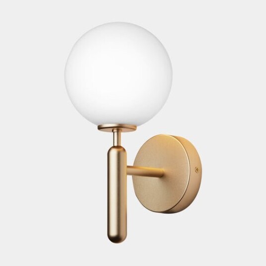 Nuura Miira Vegglampe Messing/ Opal Hvit Nuura Miira Vegglampe Messing/ Opal Hvit