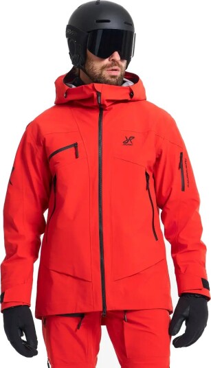 RevolutionRace Atlas 3L Ski Jacket Herre Aura Red Størrelse:XL Skalljakke Turjakke & Vindjakke