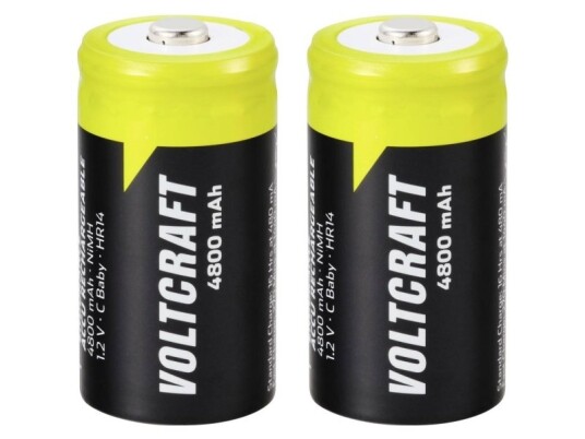 Voltcraft C Batterier R14 Endurance Nimh 1.2 V 4800 Mah 2 Stk