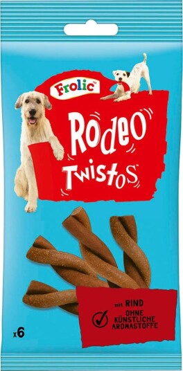 Frolic Rodeo Twistos Med Storfekjøtt 18 X 6 Stk
