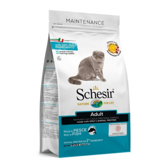Schesir Tørrfôr til Voksen Katt med Fisk 1,5 kg