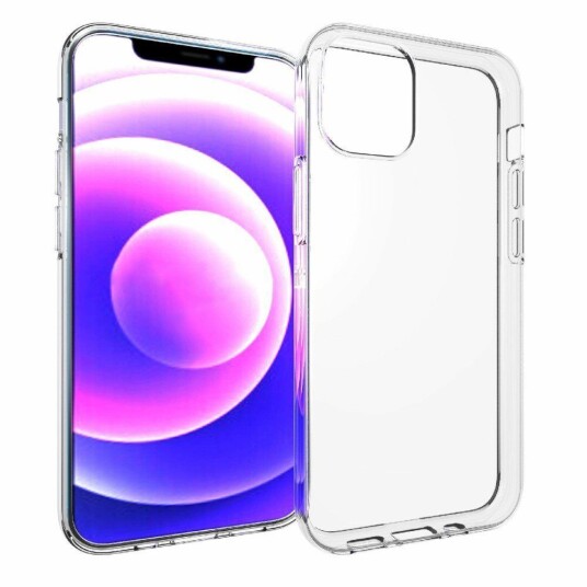 INCOVER iPhone 13 Mini Fleksibel Plast Bakdeksel - Gjennomsiktig