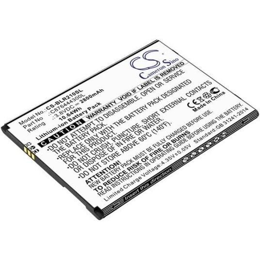 Blu R2 LTE batteri (2800 mAh 3.8 V, Sort)