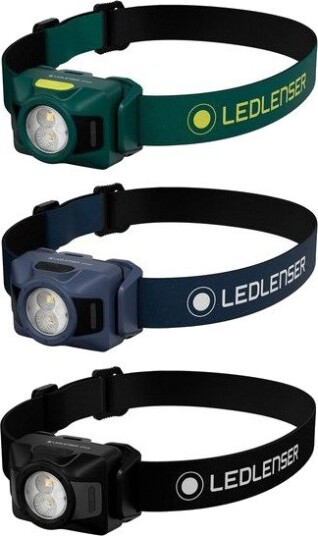 Ledlenser Hodelykt HF4R - 650 lm / Oppladbar, Svart