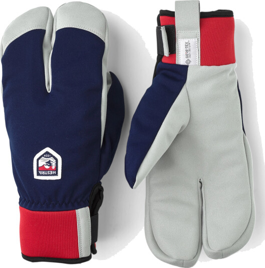 Hestra W.S. Wool Terry Split Mitt unisex hummerhanske 280 Marin 8 Hestra W.S. Wool Terry Split Mitt unisex hummerhanske 280 Marin 8