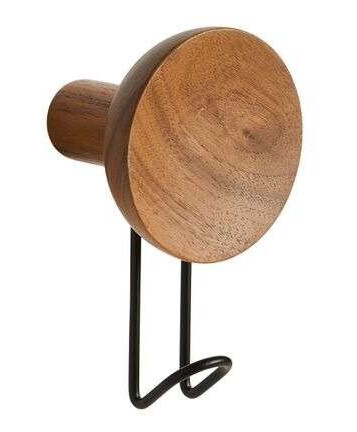 Woud - Around Wall Hanger Large Walnut/Black