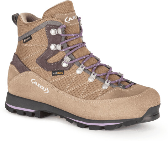 Aku Women's Trekker Lite III Wide Gore-Tex 38, Beige/Deep Violet Aku Women's Trekker Lite III Wide Gore-Tex 38, Beige/Deep Violet