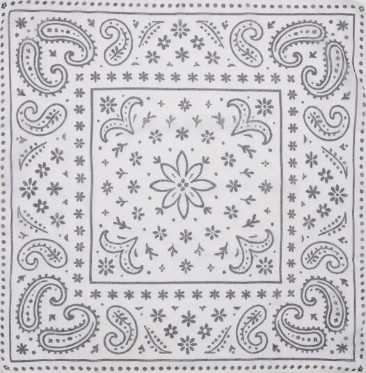 Mango Teen Printed Chiffon Scarf - NATURAL WHITE - One Size