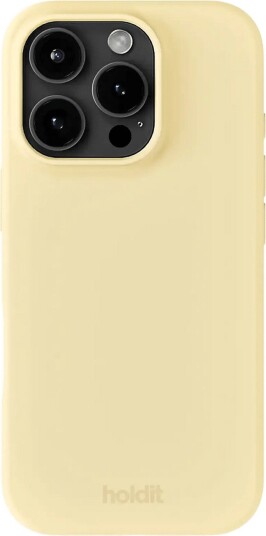 Holdit Silicone Case iPhone 16 Pro BUTTER YELLOW