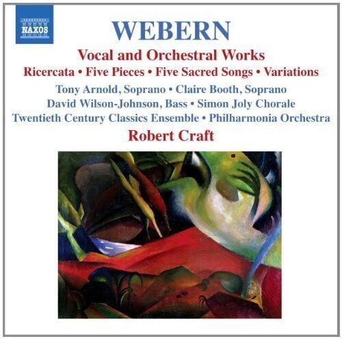 MediaTronixs Arnold:Philharmonia:Craft : WEBERN (1883-1945)Vocal and Orchestral W CD Pre-Owned
