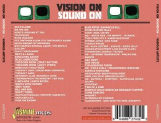 Diverse Artister Vision On/Sound On CD