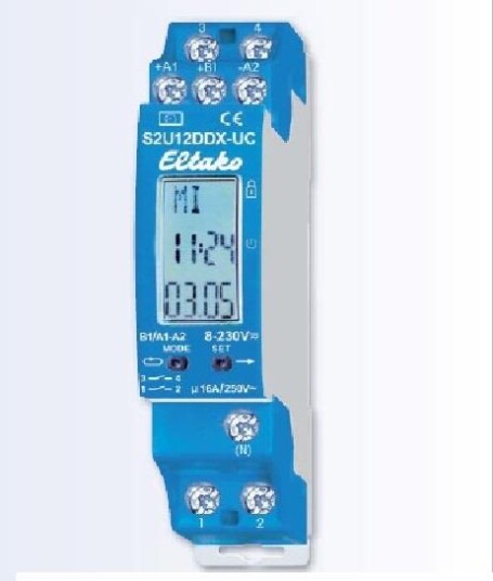 Eltako 23200901 Koblingsur 16 A/250 V AC Elfordeling & strømforsyning Eltako 23200901 Koblingsur 16 A/250 V AC Elfordeling & strømforsyning