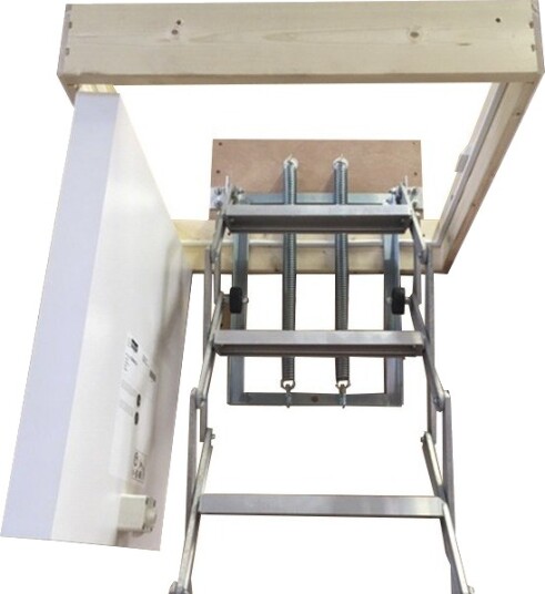 Dolle 62x62 Loftlem med saxestige-2,46