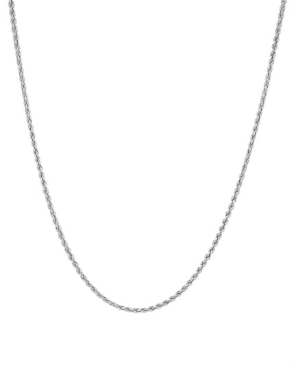 Tom Wood Rope Chain Silver Tom Wood Rope Chain Silver
