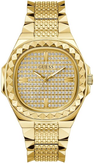 Guess Herreklokke GW0622G1 Rebel Gull/Gulltonet stål Ø42 mm