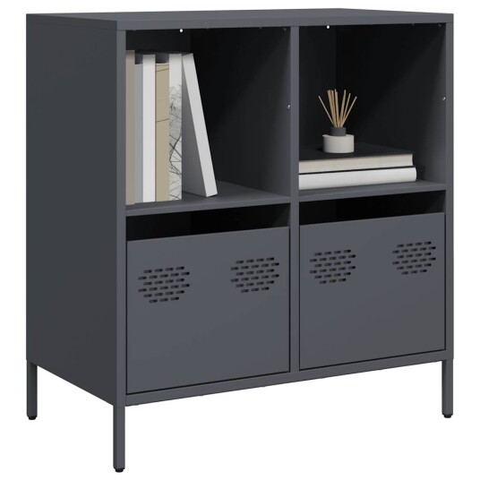 Skjenk antrasitt 68x39x73,5 cm kaldvalset stål 8721102931178