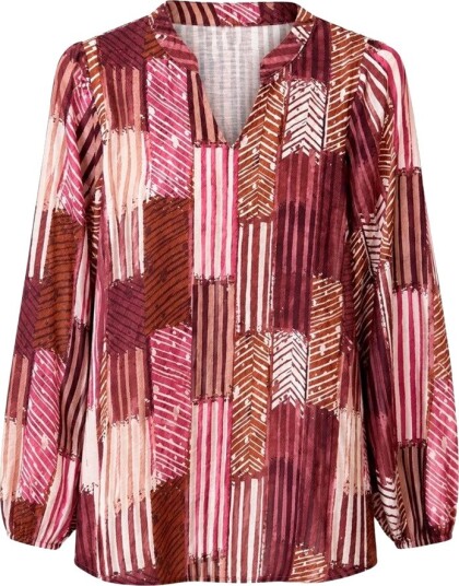 2 Biz Dame Bluser & Skjorter Flerfarget 2XL,