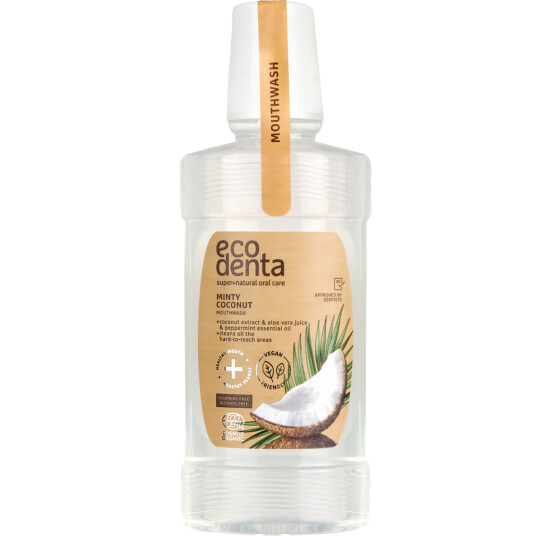 Økologisk Munnvann ECODENTA Fresh Breath Coconut & Xylitol 250 ml Økologisk Munnvann ECODENTA Fresh Breath Coconut & Xylitol 250 ml