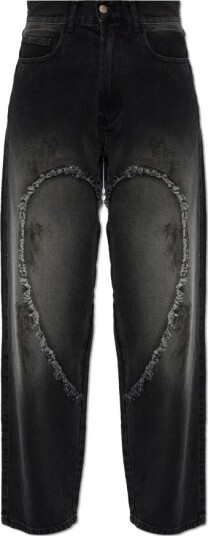 Carne Bollente Dame Jeans Svart W26,