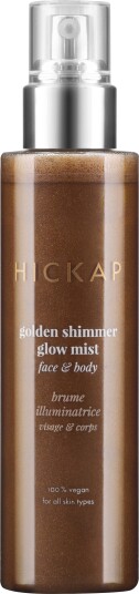 Hickap Golden Shimmer Glow Mist Face & Body 150 ml Selvbruning
