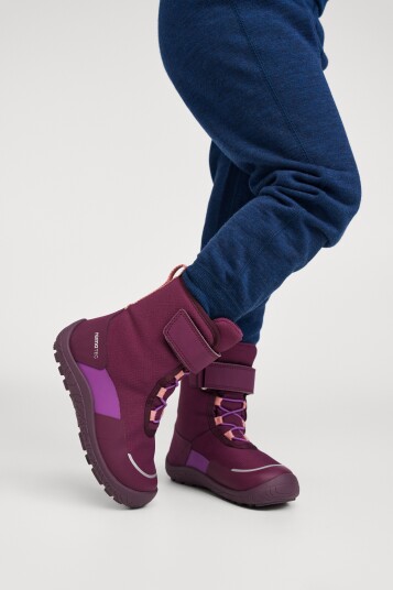 Reima Reimatec Barefoot Winter Boots Talvella Kids DEEP Purple 24 Reima Reimatec Barefoot Winter Boots Talvella Kids DEEP Purple 24