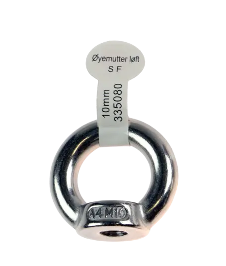 CAL Øyemutter løft - Syrefast - 10 mm