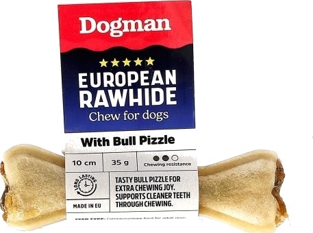 Dogman Europeisk Tygge I Råhud Med Oksemuskel 10 cm