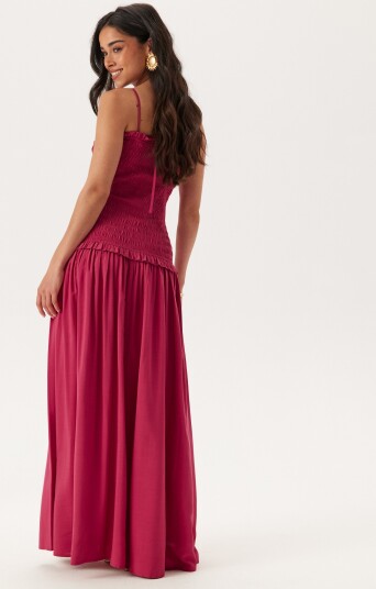 Andrea Norrman X Bubbleroom Smock Bodice Ankle Dress
