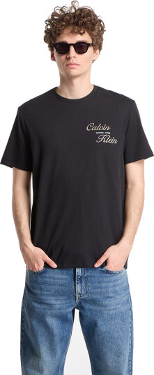 Calvin Klein Jeans Ss 30S Eu Calvin Klein Resrt Gra   Black   M