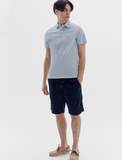 Tommy Hilfiger Harlem Po Linen Short - Blue - 30 Tommy Hilfiger Harlem Po Linen Short - Blue - 30
