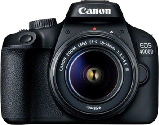 Canon EOS 4000D - digitalkamera EF-S 18-55 mm DC III-linse