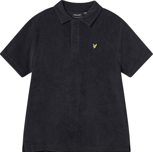 Lyle & Scott T skjorte Towelling Polo Shirt Blå