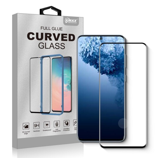 VMAX skjermbeskytter Samsung S20+ Svart, herdet glass
