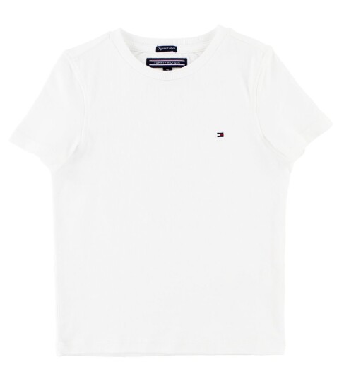 Tommy Hilfiger Boys Basic Cn Knit S/S White 122