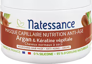 Natessance Nourishing Anti-Aging Hair Mask Argan & Plant Keratin 200 ml