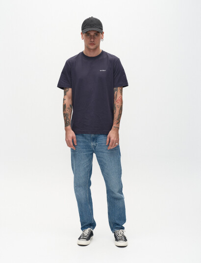 Gabba Dune Logo Ss Gots - Navy - S